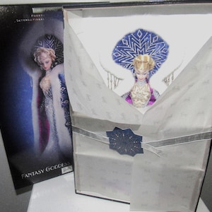 MIB NRFB L.E. Bob Mackie Stunning "Fantasy Goddess Of The Artic"  Circa 2001