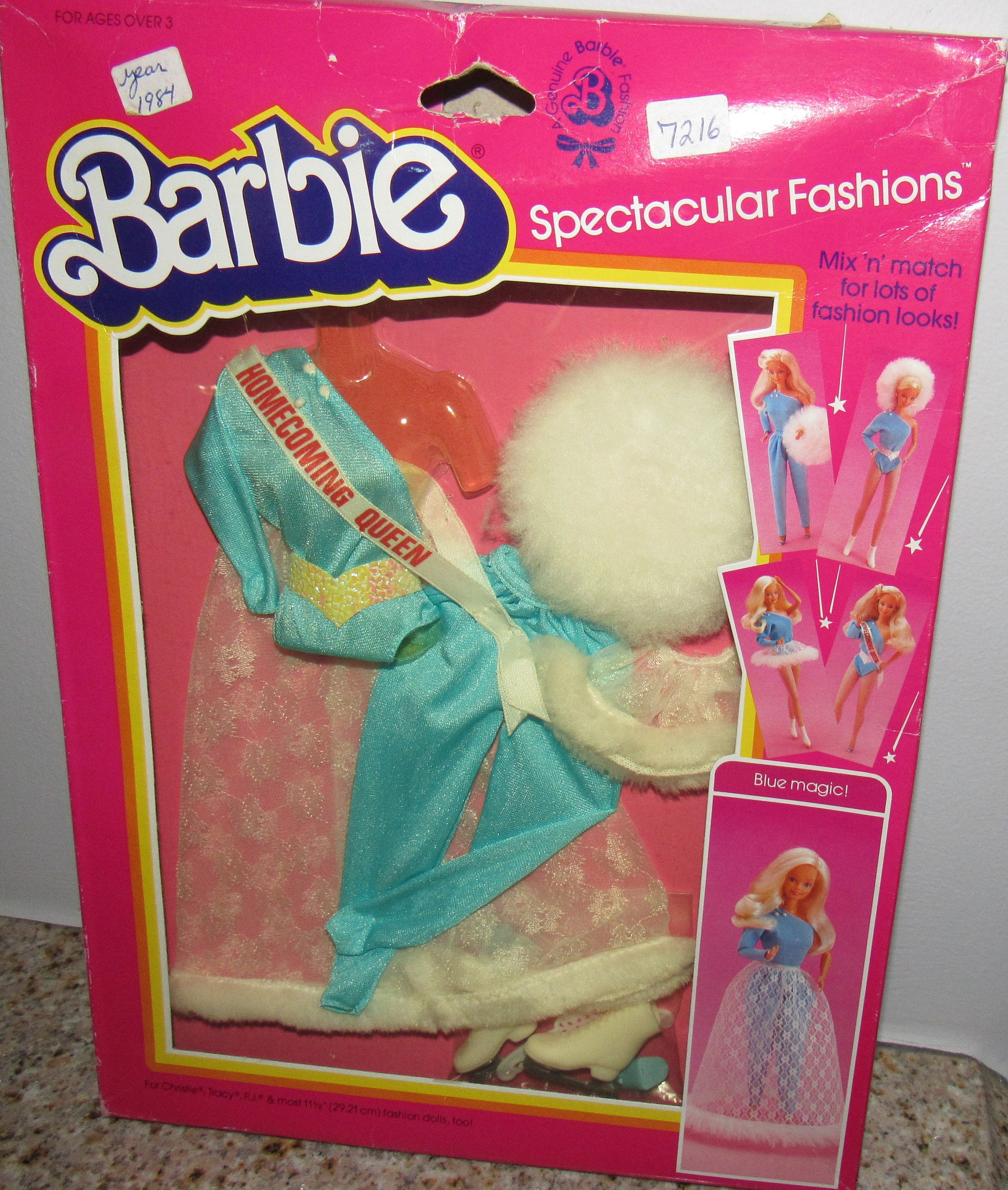 Vintage MIB & NRFB Barbie Spectacular Fashions 7216 Circa 1984 - Etsy