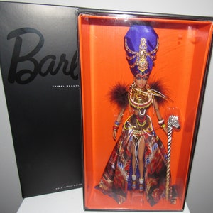 MIB NRFB Stunning Tribal Beauty Barbie #X8262 W/Shipper Mattel