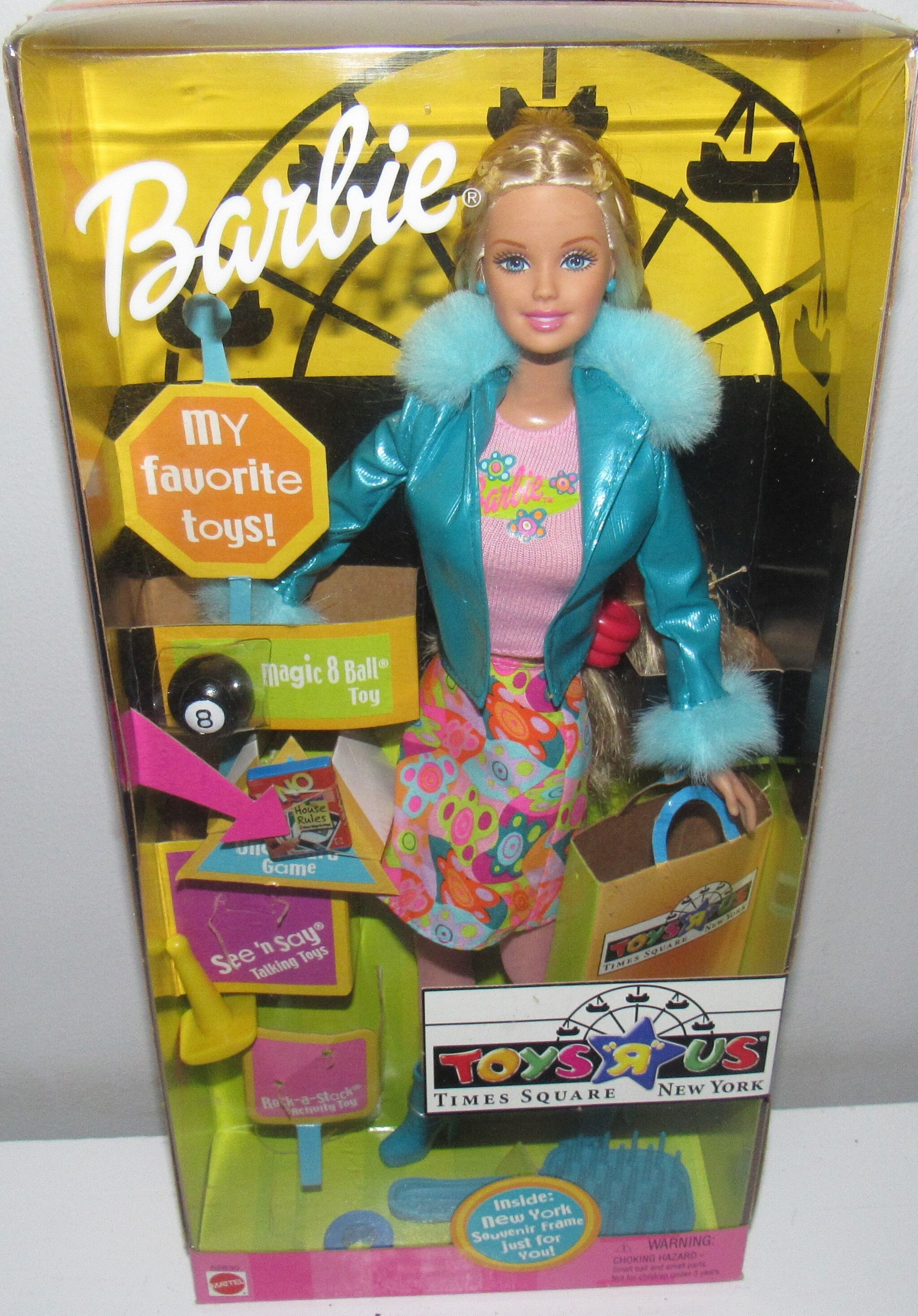 Toys R US Times Square Exclusive Barbie Doll 2001 Mattel 52630