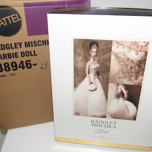 MIB & NRFB Stunning Badgley Mischka Bride Gold Label With Shipper