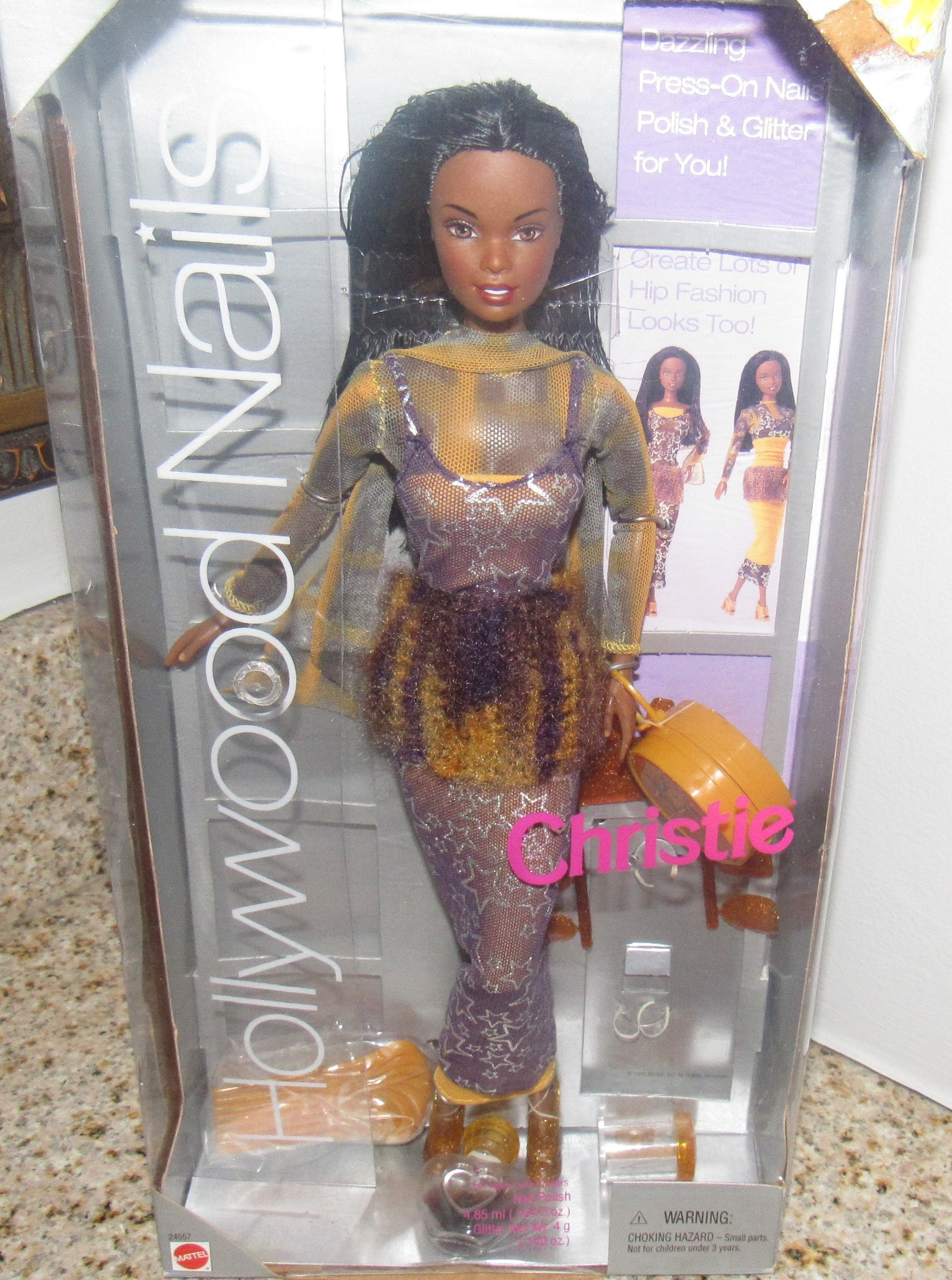 70s/80s Authentic Vintage Black Hair Mattel BARBIE Afro-american Christie  Fashion Doll European Edition Superstar Rockers Original Dress 