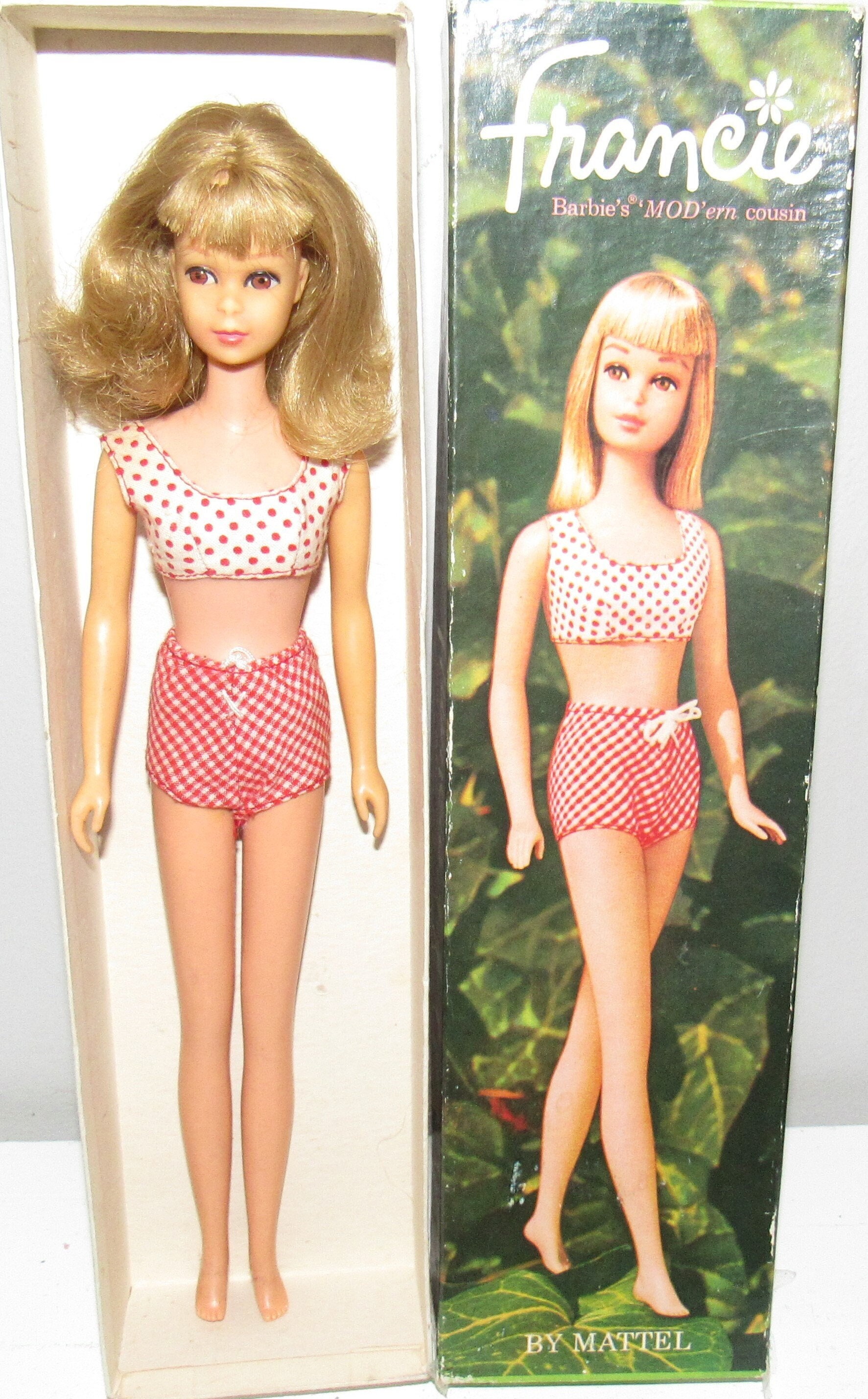 Francie 1965 Straight inaccuate Leg Doll
