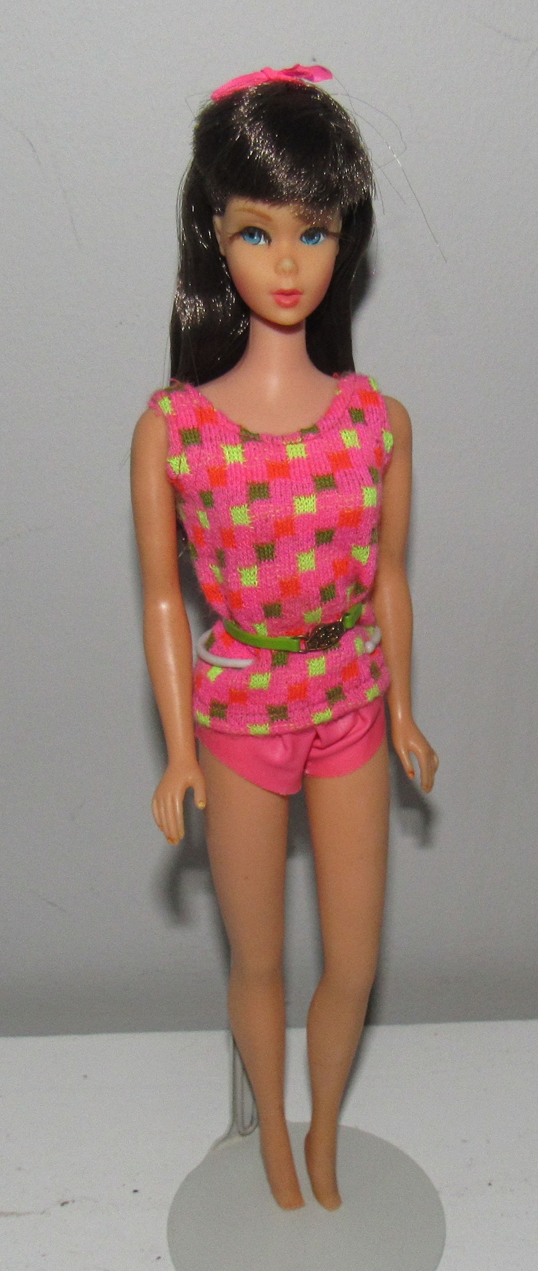 vintage-beautiful-high-color-tnt-barbie-1160-in-original-swimsuit-w-htf