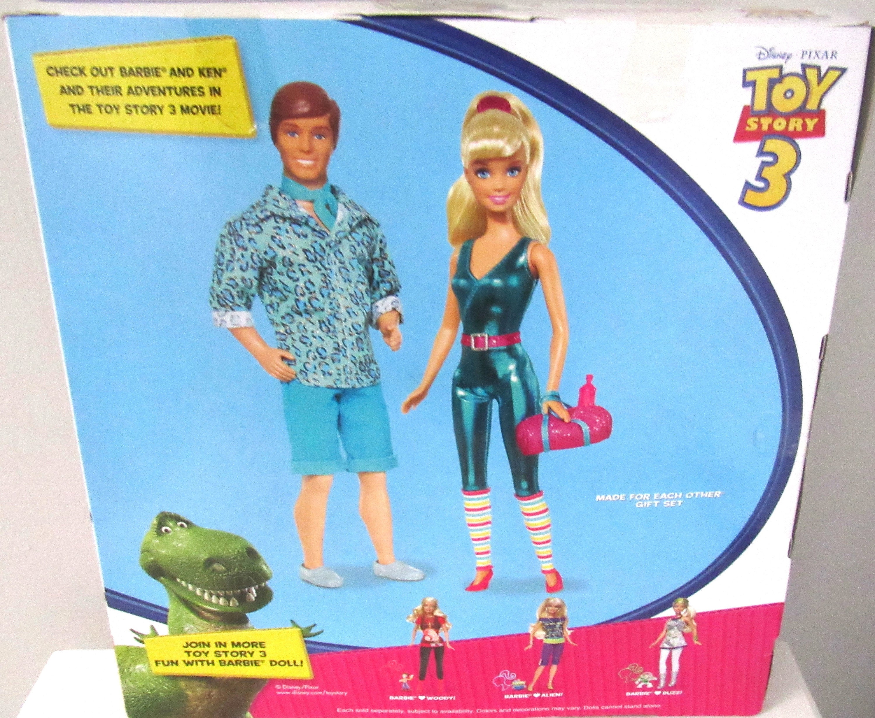 BARBIE AND KEN DOLL SET * MADE FOR EACH OTHER Toy Story 3 Box VHTF