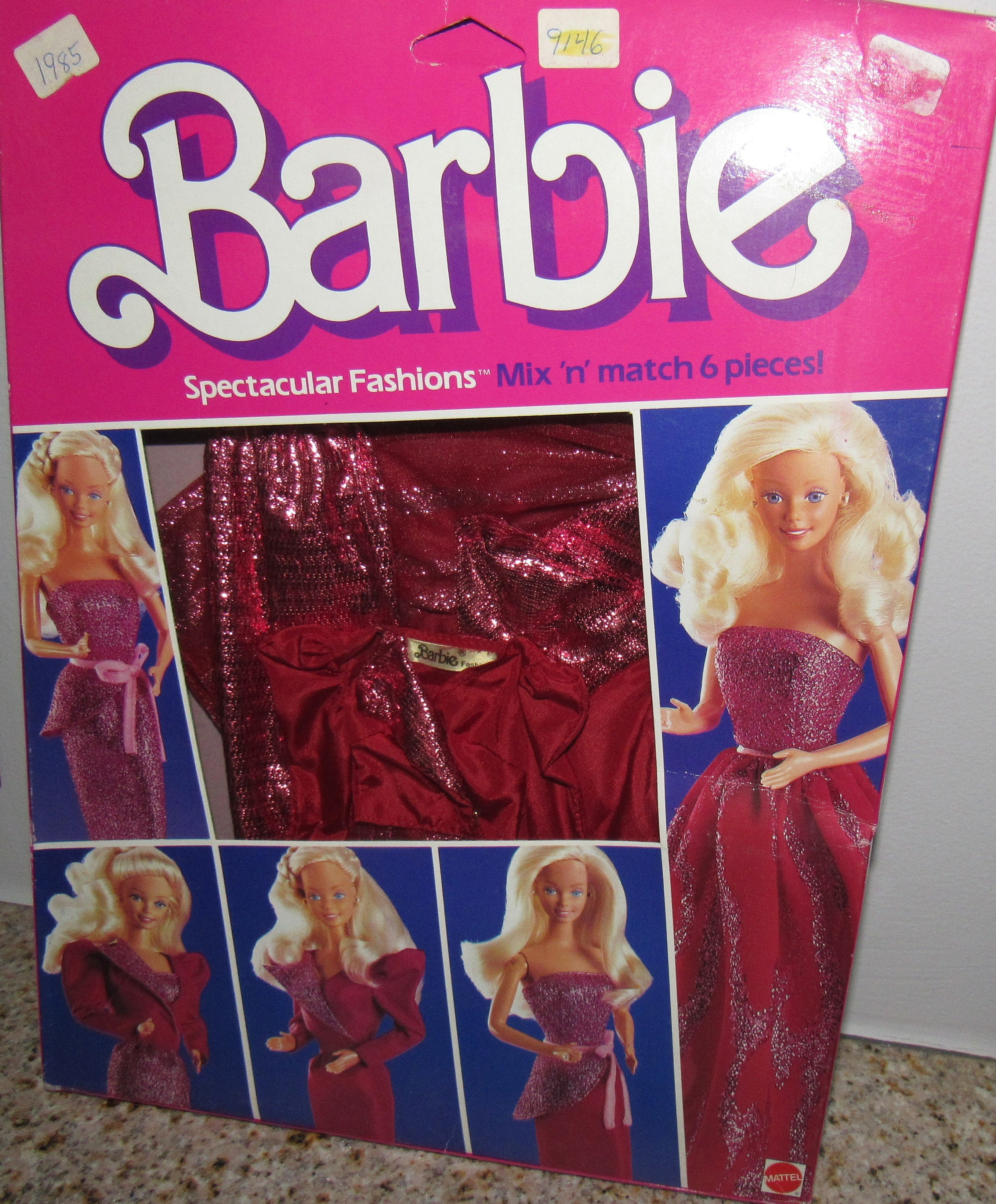 Vintage MIB & NRFB Barbie Spectacular Fashions 9146 Circa 1985 - Etsy