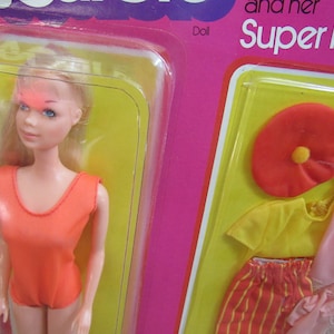 Vintage MIB & NRFB HTF European Barbie W/Stacey Face Super Fashion Fireworks #9805 Circa 1976