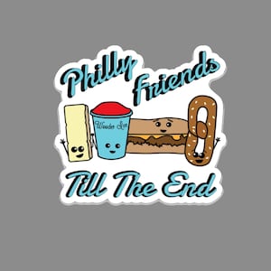Philly Friends Till The End Magnet