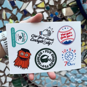 Philly Sports Sticker Sheet
