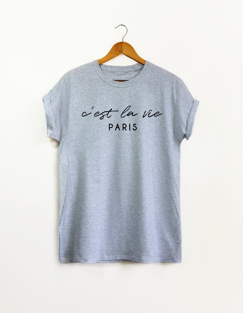 C'est La Vie Shirt Cest La Vie Shirt Paris Shirt Paris | Etsy