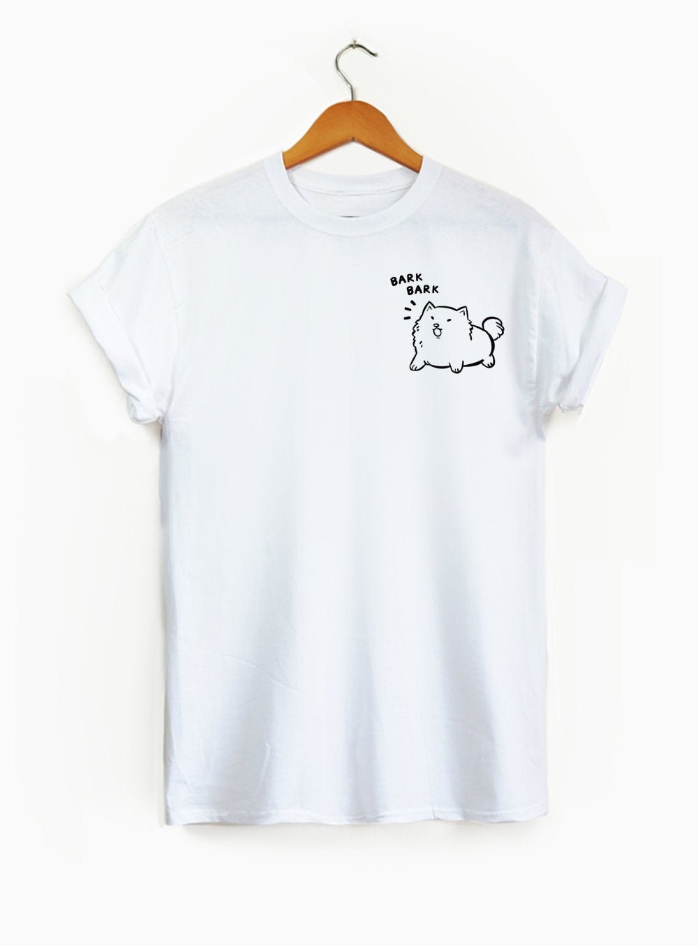 Cute Barking Pup Pocket Tee Cute Shirt 