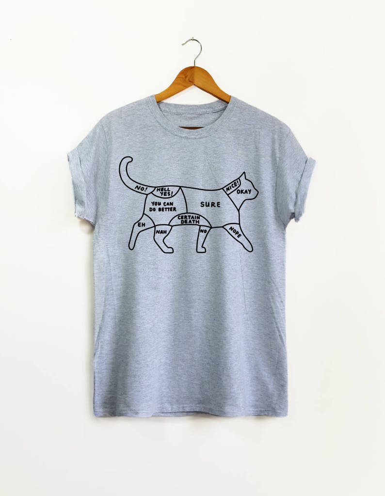 cat petting guide t shirt