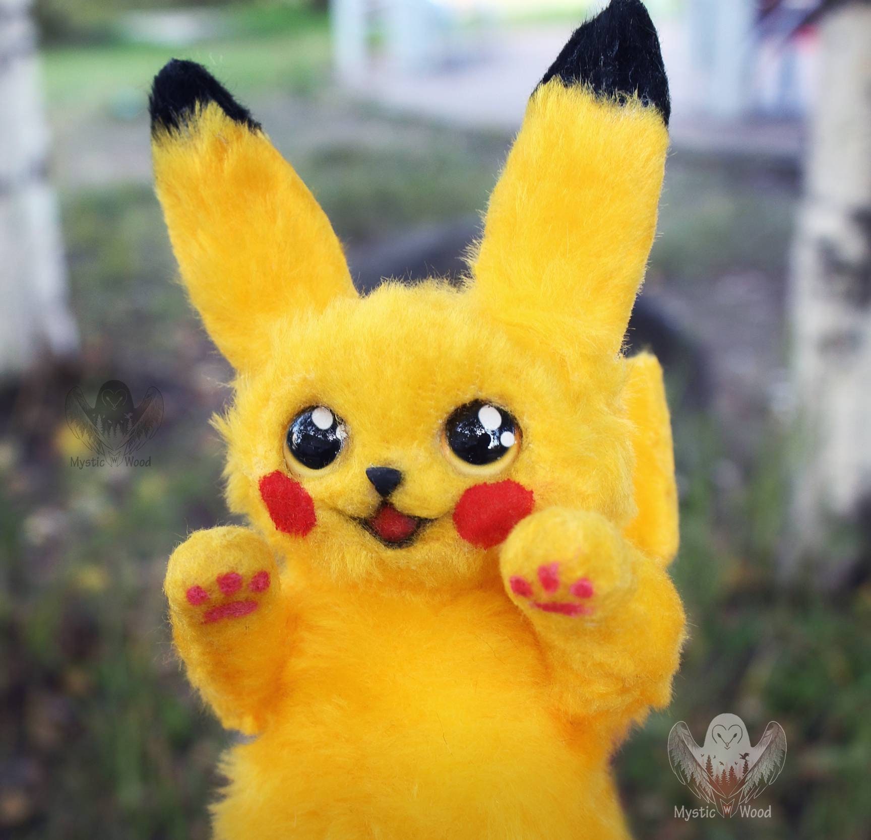 pikachu fluffy toy