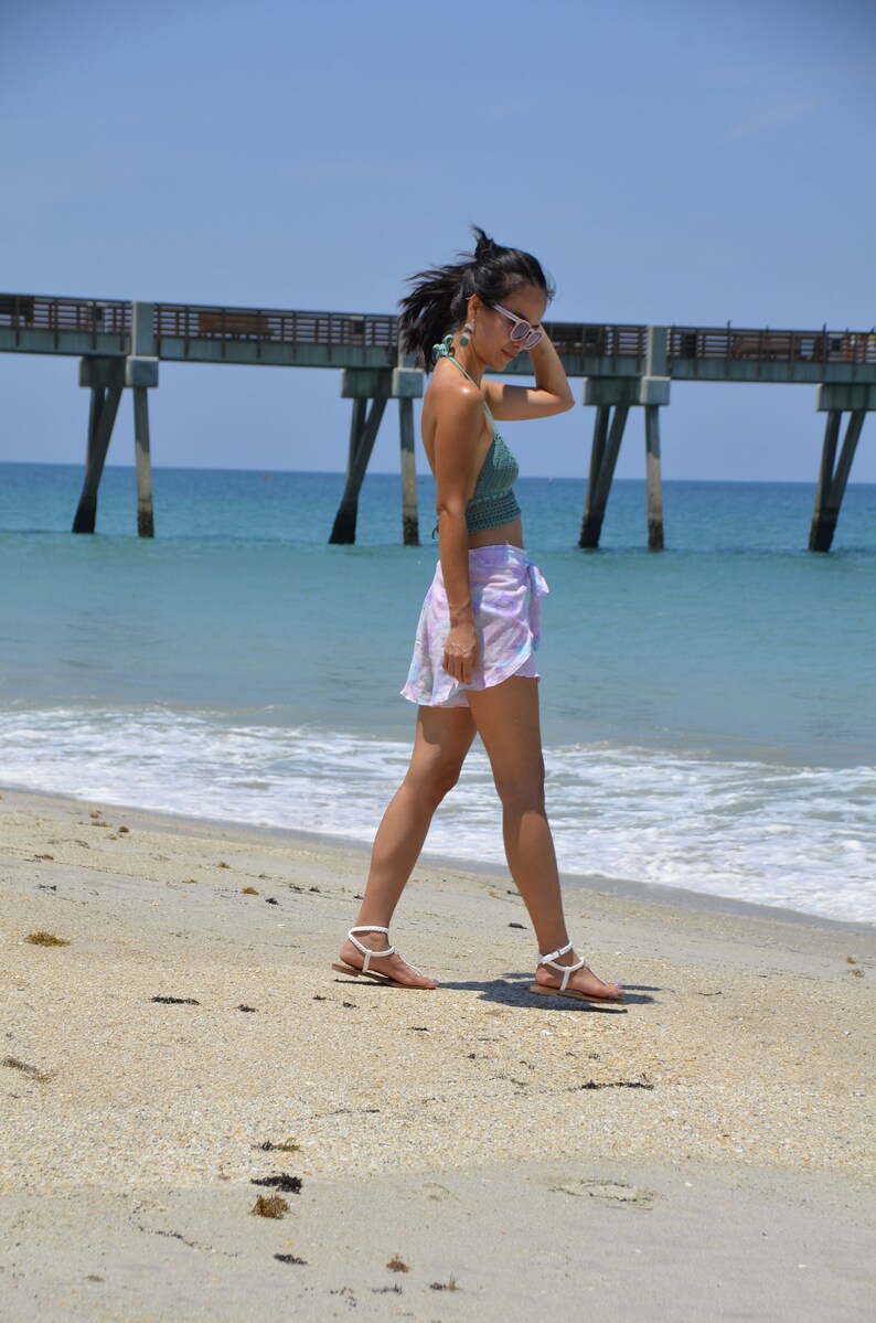wrap shorts beach cover up pantsyogabeach wearyoga pants