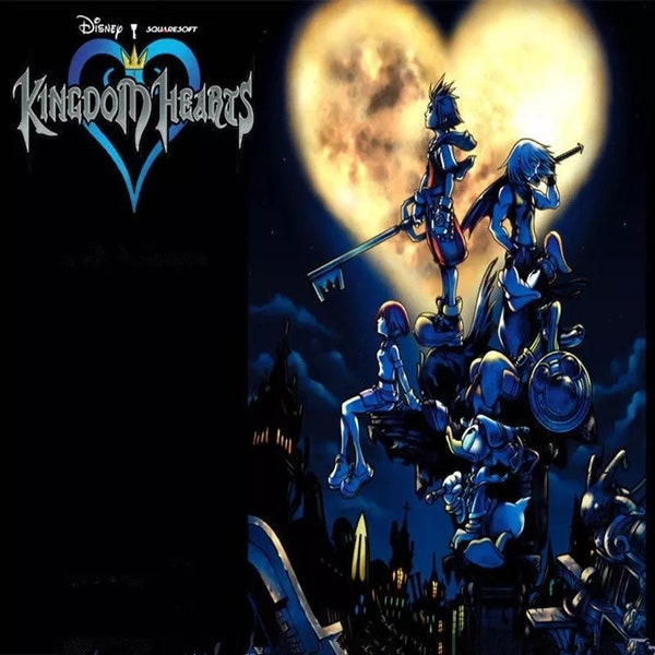 Kingdom Hearts Silver Tone Kingdom Key Keyblade Pendant Necklace, Kingdom Hearts Pendant Necklace, Free Shipping