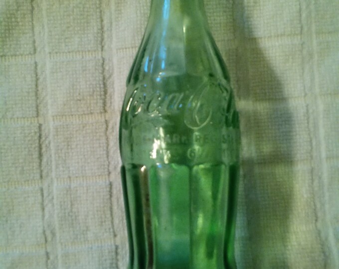 Vintage Coke Bottle, 1963, Free Shipping Etsy