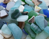 Bulk sea glass and sea pottery mix Sold by weight Genuine sea glass Authentic sea glass by pound Beach decor, sea decor, decor kit 1236