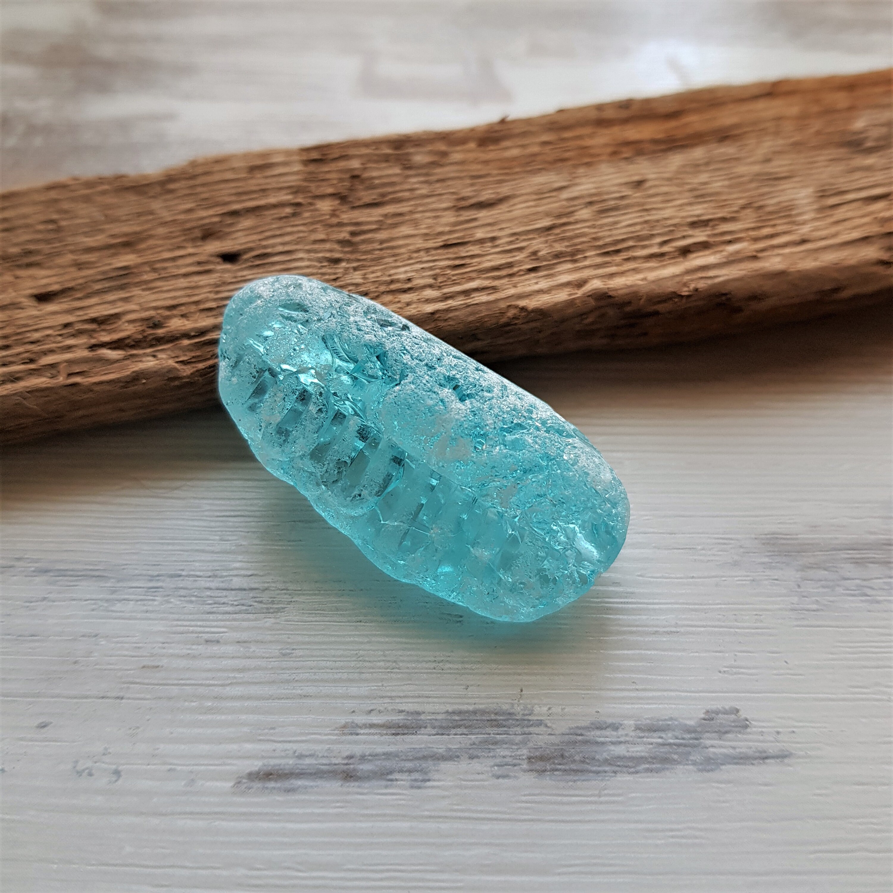 Light blue sea glass Genuine sea glass Crackle seaglass Etsy