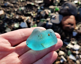 Turquoise Sea Glass | Etsy
