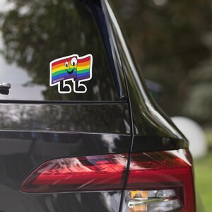 Rainbow Pride Flag Friend Sticker