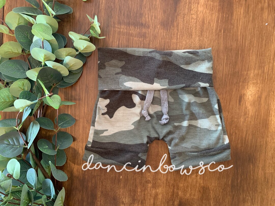 Camo Boys Shorts Camo Baby Boy Shorts Baby Boy Shorts Boy Etsy