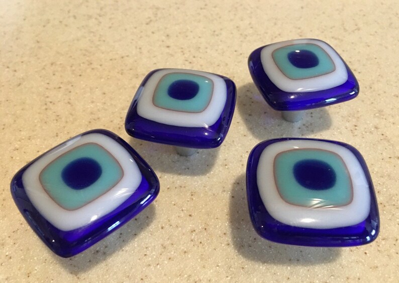 Custom Fused Glass Knobs. Glass Knobs Are a Etsy