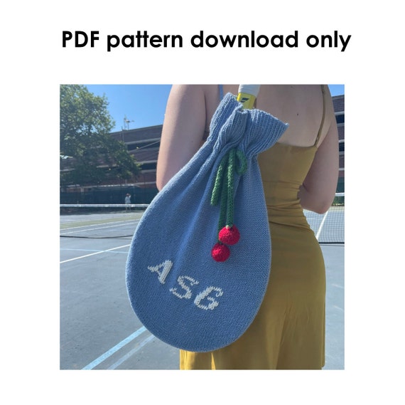 [ KIRSH ]★22FW★CHERRY HANDMADE KNIT BAG Simply Sweet Cherry Crochet Knit Tote Bag | Windsor