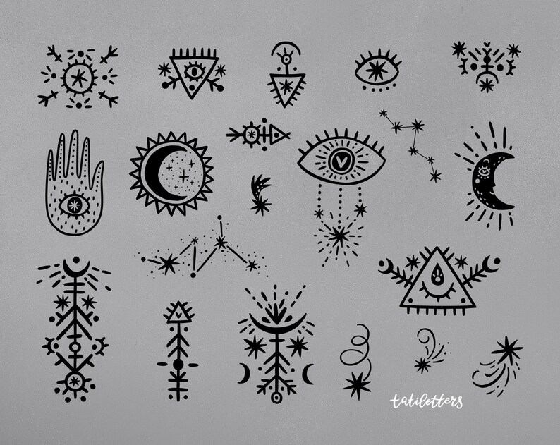 Download Moon svg Celestial svg files for cricut Moon and stars svg ...