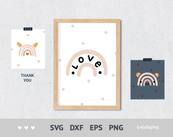 Download Rainbow Svg Files For Cricut Vector Rainbow Clipart Etsy PSD Mockup Templates