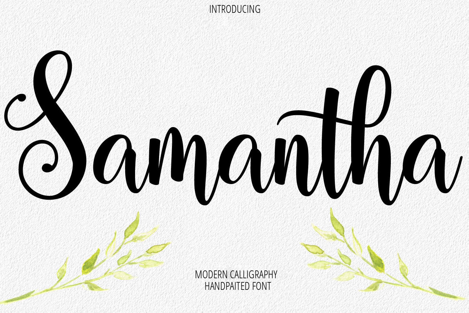 digital font calligraphy handwritten script wedding watercolor etsy