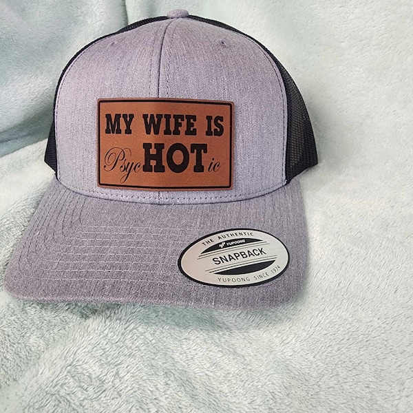 Leather patch, hat, wife, hot, psychotic