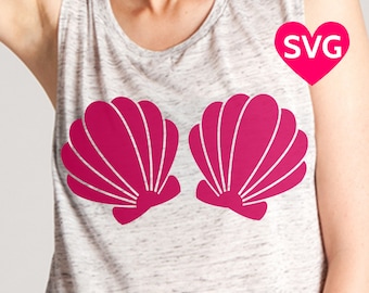 Download Mermaid Bra Svg Etsy