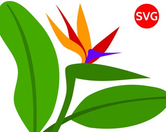 Free Free 197 Tropical Flower Leaves Svg SVG PNG EPS DXF File