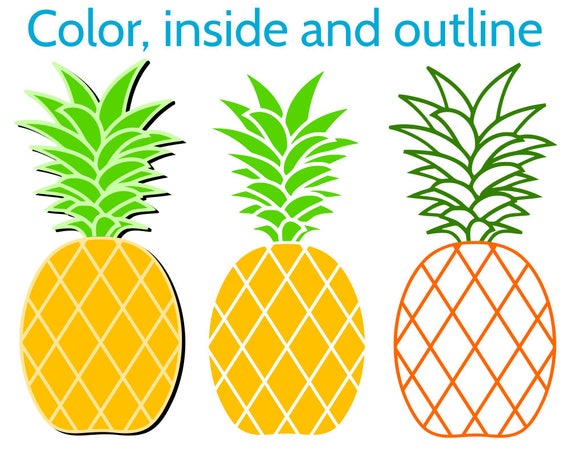 Download Free Pineapple Svg Pineapple Monogram Frame Round Heart And Etsy SVG Cut Files