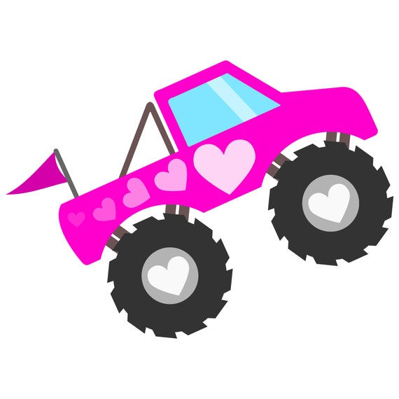 Monster Truck Pink Stock Illustrations – 47 Monster Truck Pink