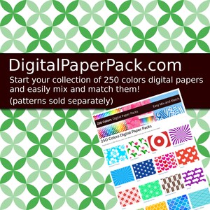 Japanese Diamonds Digital Paper Pack, Rainbow Colors Traditional Japanese Shippou Geometric Pattern, Geometric Digital Papers Circles image 4