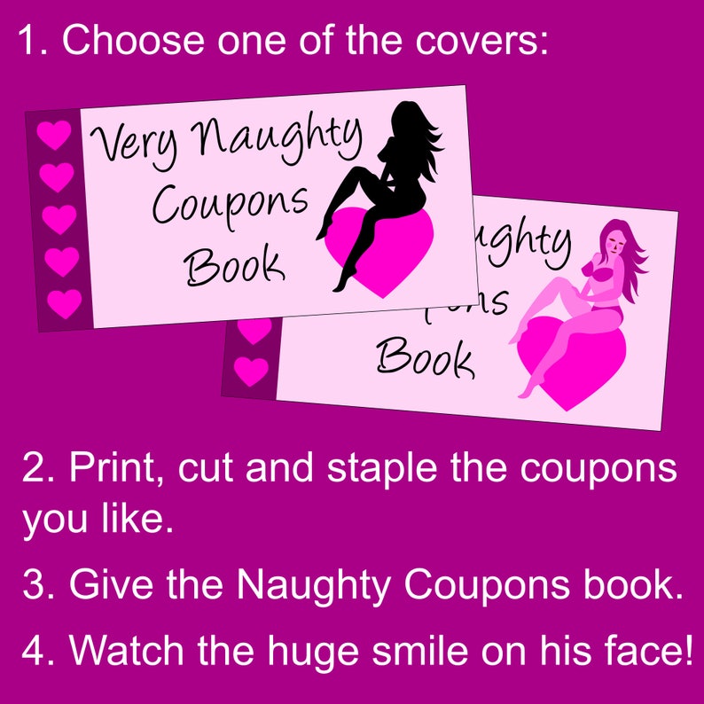 Satisfaction guaranteed Printable Very Naughty Coupons Book for Him, Valentine's Day Gift for Him, Hot Coupons, Erotic Coupons, Sex Coupons image 3