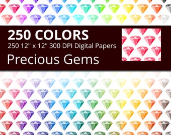 Digital Scrapbook Paper DIAMOND TILE Digital Paper Pack - Etsy