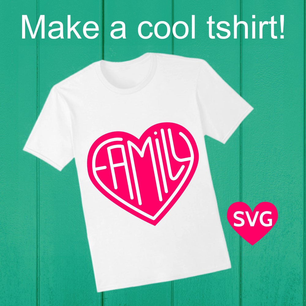 Download Heart shaped Family SVG file to show how much love there ...