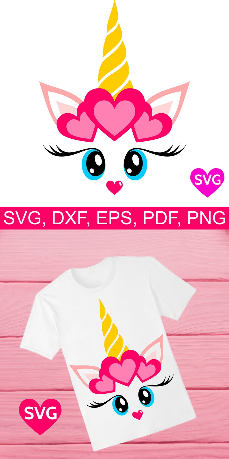 Download Cute Valentine's Day Gift For Her: Valentine Unicorn SVG ...