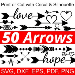 50 Arrow SVG Files and Arrows Clipart in DXF, PDF, Eps and Png