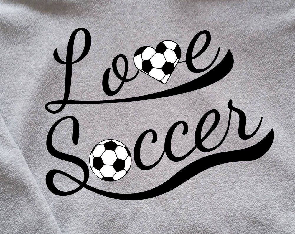 Download Love Soccer SVG Design - SVG Soccer Love cut file for ...