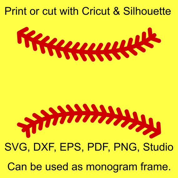 Featured image of post Softball Stitches Svg Cricut design space and silhouette