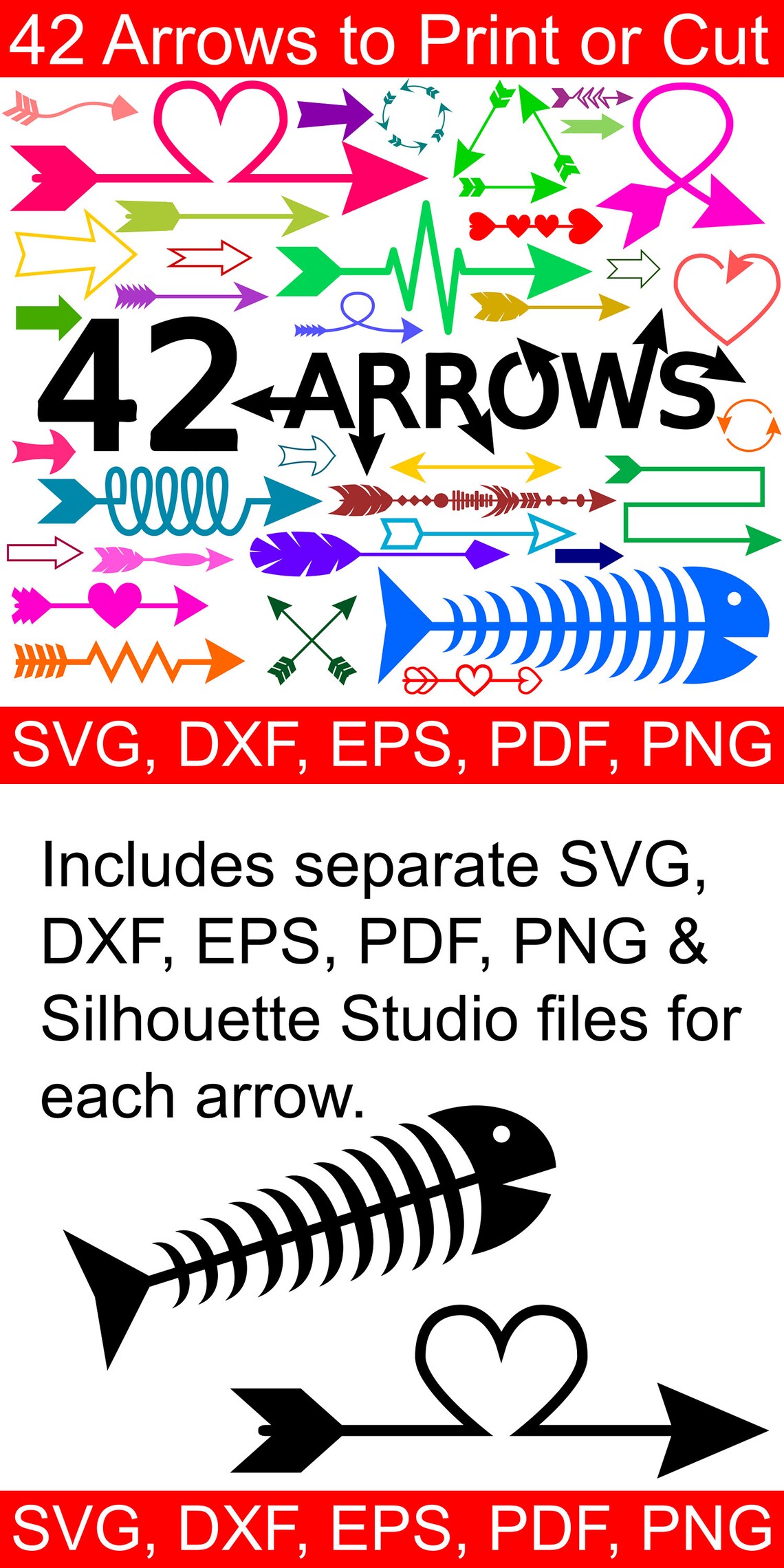 42 Arrow SVG Files Arrows SVG Files for Cricut Arrow - Etsy