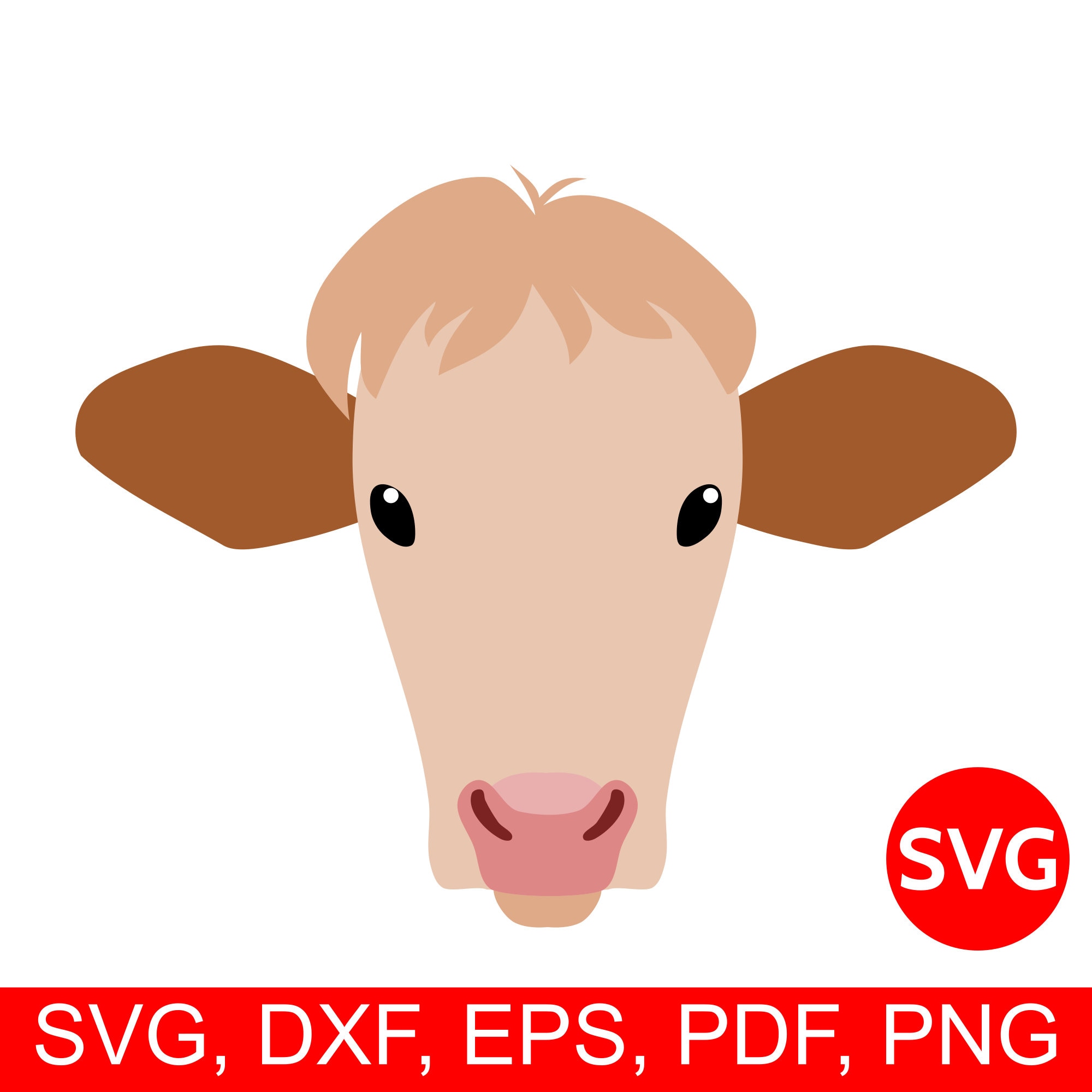 Download Heifer Svg File Heifer Cow Printable Clipart And Svg Cut File For Cricut Silhouette