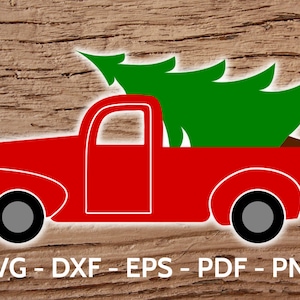 Download Christmas Truck Popup Card Template Svg Pdf For Cricut Etsy SVG Cut Files