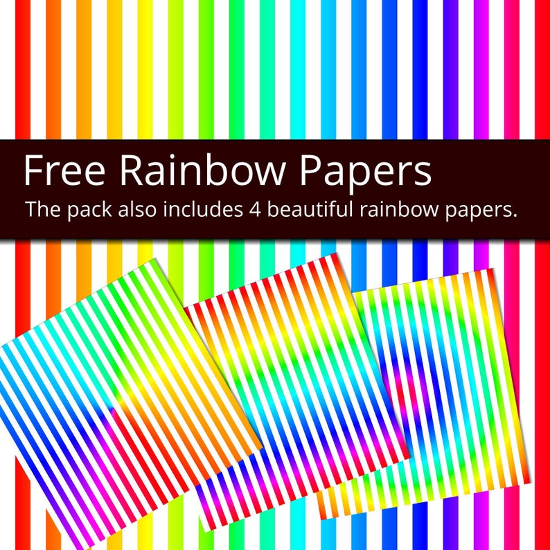 White Vertical Stripes Digital Paper Pack, 250 Colors White Vertical ...