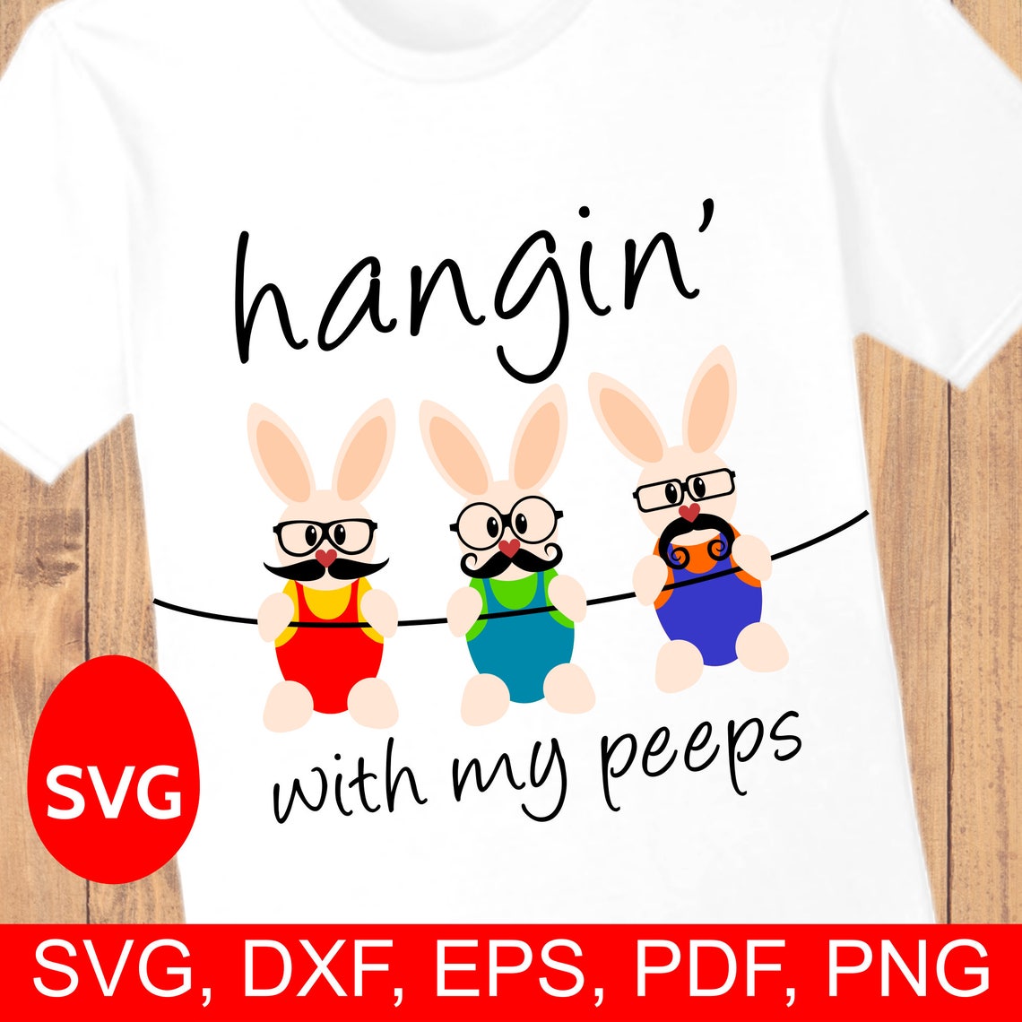 Hanging With My Peeps SVG File Hangin' With My Peeps Etsy