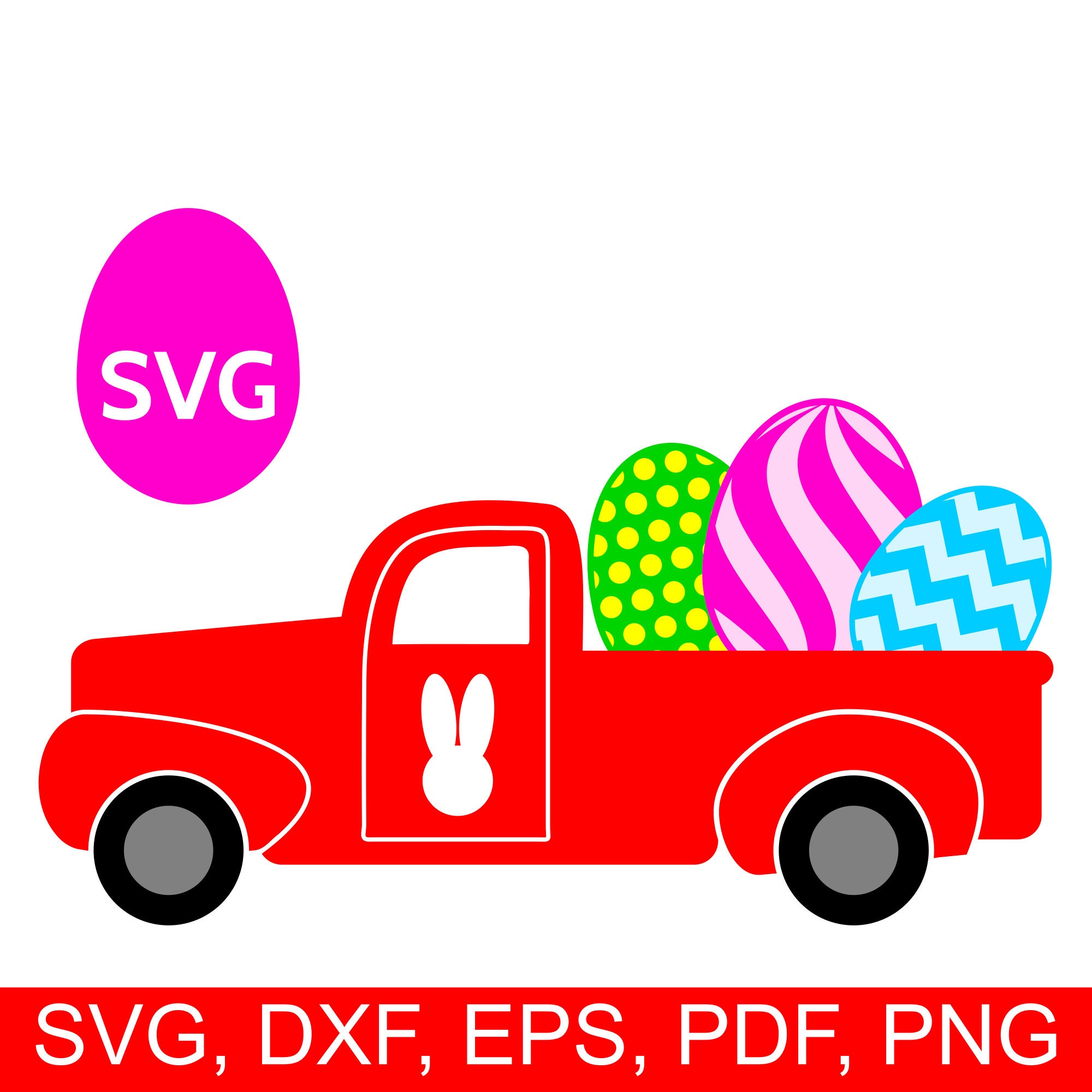 Download Happy Easter Truck Egg Layered Svg For Boys Files Bunny Face Art Collectibles Digital Sultraline Id