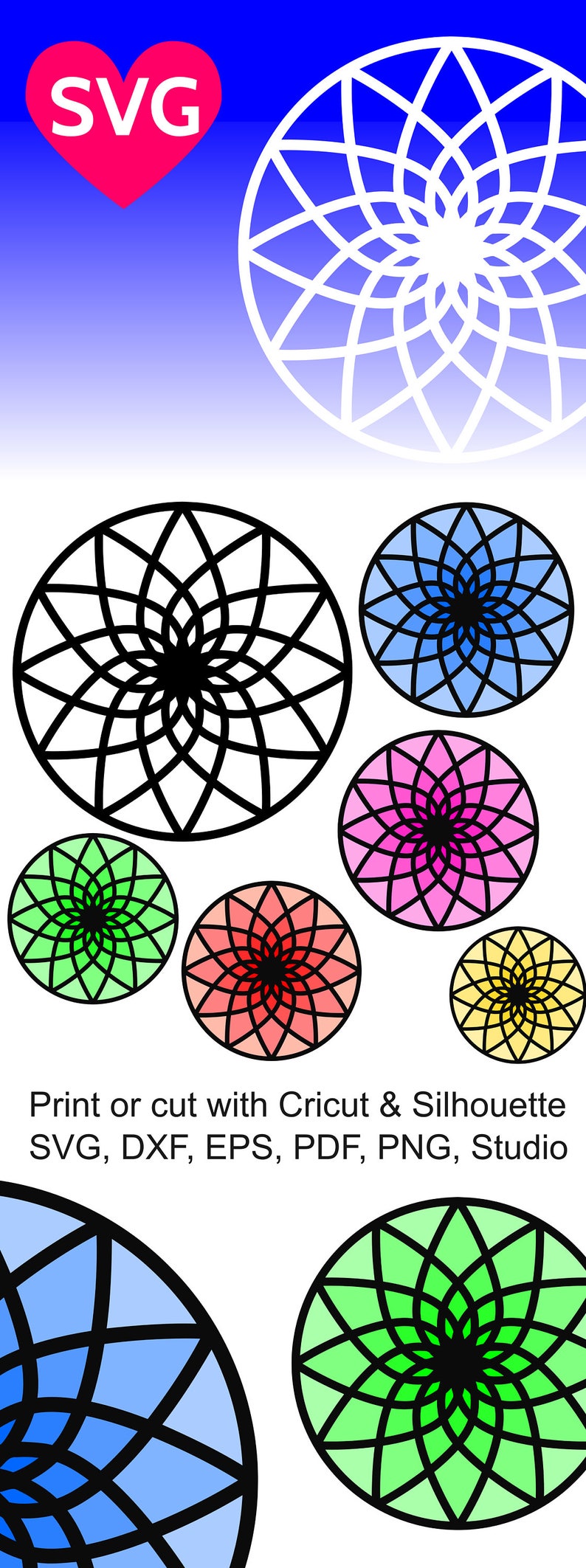 Free Free 178 Cricut Cutie Mandala SVG PNG EPS DXF File